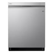 Lave-vaisselle encastré LG avec TrueSteam(MD), 24", inox