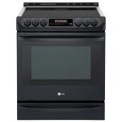LG Slide-In Range with ProBake(TM) - 6.3 cu. ft. - Black SS