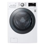 Laveuse à chargement frontal LG intelligente, 27", blanc