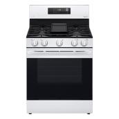 LG Freestanding Gas Range with Air Fry - 5 Burners - 5.8-cu ft - 30-in - Stainless Steel