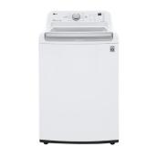 LG 5.8-cu ft  Capacity White Top Load Washer with Direct Drive Motor