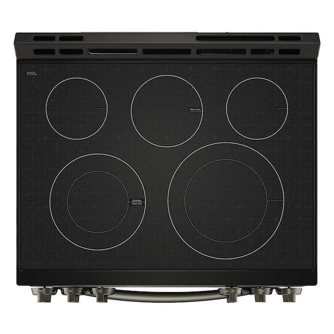 Cuisinière intelligente LG 6,3 pi³ 30 po friteuse à air acier inoxydable noir