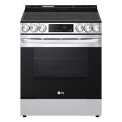 LG 30-in Smart Wi-Fi Enabled Electric Range with Air Fry - 6.3-cu. ft. - Stainless Steel