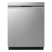 Lave-vaisselle à commandes frontales LG acier inoxydable avec systèmes QuadWash et Dynamic Dry et troisième panier