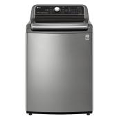 LG 5.6-cu ft Smart Wi-Fi Enabled Top-Load Washer - Graphite Steel - TurboWash3D Technology