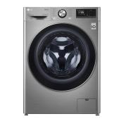 Laveuse compacte intelligente à chargement frontal empilable de LG, hyper grande capacité de 2,6 pi³, 24 po, Graphite
