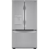 LG 36-in 29-cu ft Stainless Steel Energy Star French Door Refrigerator
