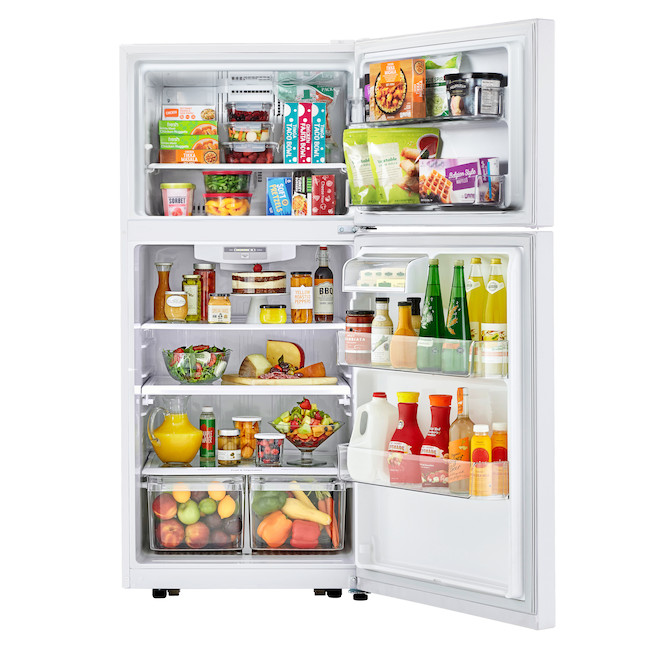 LG 20.2 cu ft White ENERGY STAR® Top-Freezer Refrigerator