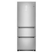 Réfrigérateur à congélateur en bas LG argent platine de 11,7 pi³,  kimchi et aliments spécialisés, profondeur comptoir