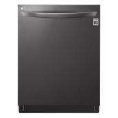 LG 24-in Built-In Dishwasher - QuadWash - Black Stainless Steel - Energy Star Certified