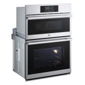 LG Studio Self-Cleaning Microwave Wall Oven Combo (Stainless Steel)