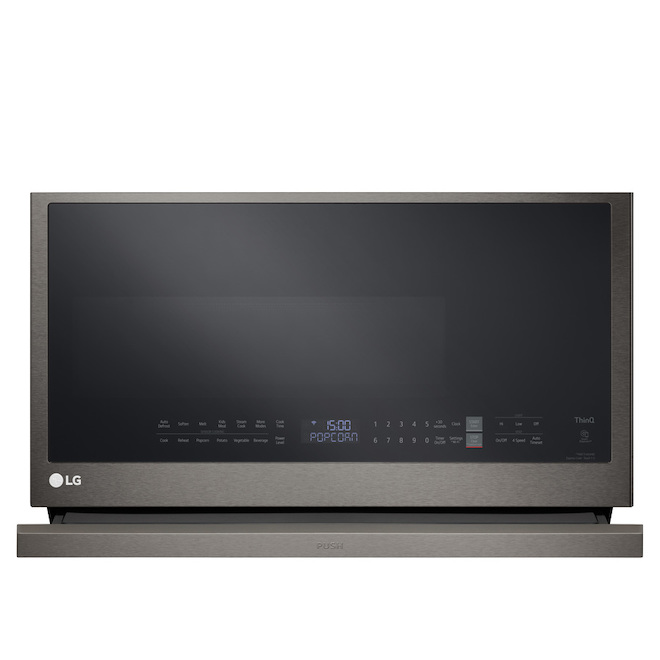 LG Over the Range Smart Microwave 2.1-cu.ft. Black Stainless Steel