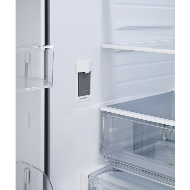 Amana 25 Cubic Foot French Door Refrigerator With Bottom