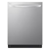 LG 24-in QuadWash Pro Stainless Steel TrueSteam Dynamic and Heat Dry Technology Built-in Dishwasher
