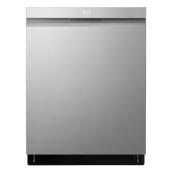 LG 24-in Top Control Dishwasher - 44 dBA - QuadWash Pro - Dynamic Dry - Stainless Steel