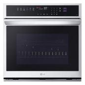 LG 30-in True Convention Single 4.7-ft³ Wall Oven - Air Fry - Sous Vide - Stainless Steel