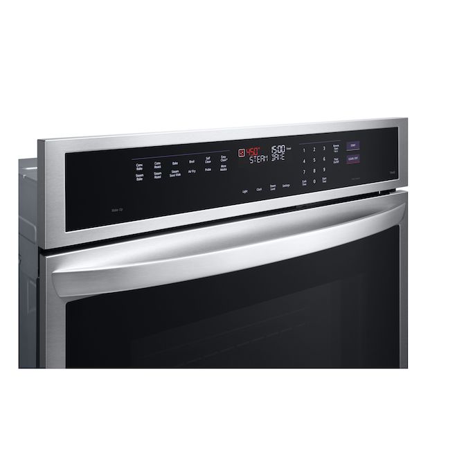 LG 30-in True Convention Single 4.7-ft³ Wall Oven - Air Fry - Sous Vide - Stainless Steel