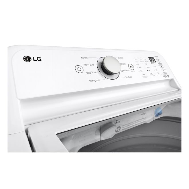 LG Top Load 27-in White 5.6-ft³ Top Lod Washer