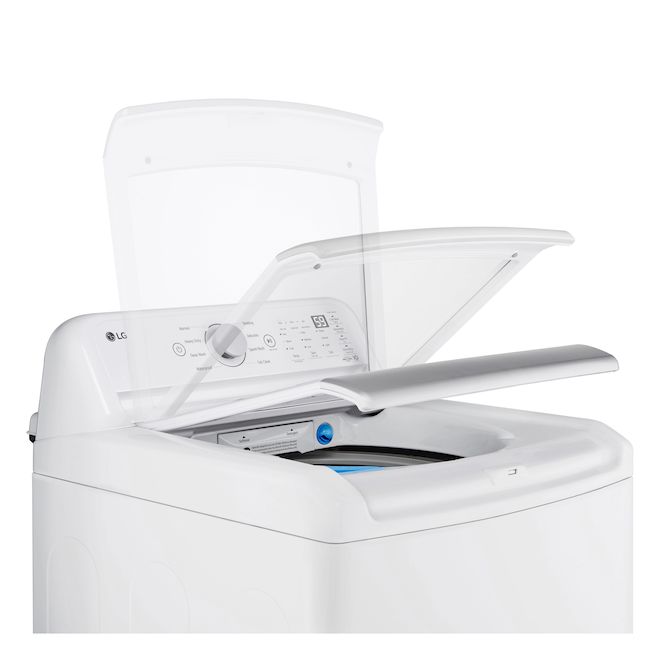 LG Top Load 27-in White 5.6-ft³ Top Lod Washer