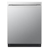 LG Studio 24-in Stainless Steel Built-In Dishwasher with Dynamic Heat Dry and High Pressure Jets