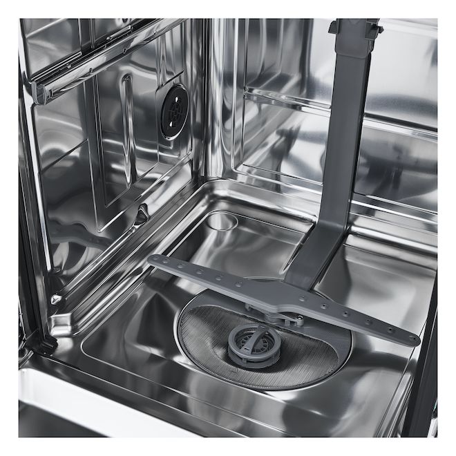 LG 24-in 2-Rack Platinum Built-In Dishwasher with Dynamic Dry