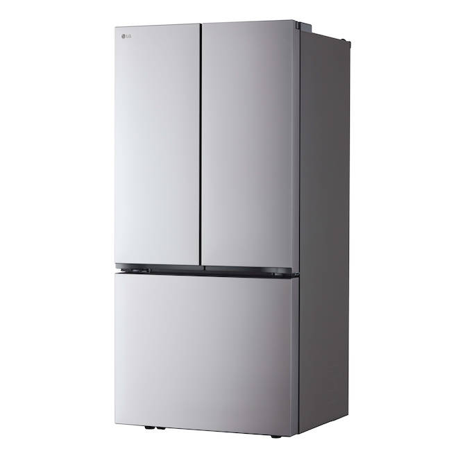 LG 20.8-Ft³ 3-Door 33-In Counter Depth French Door Refrigerator Ice Maker Smudge-Free Stainless Steel