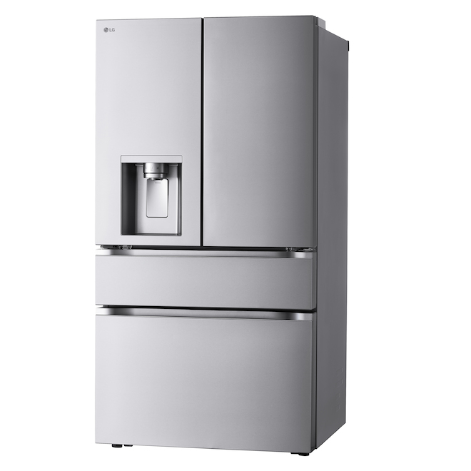 LG 28.6-Ft³ 4-Door Standard Depth French Door Refrigerator Dual Ice Maker Stainless Steel ENERGY STAR®