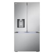 LG 30.7-ft³ 3-Door 36-in Standard French Door Refrigerator Ice Maker Stainless Steel ENERGY STAR®