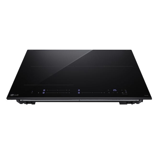 LG 30-in 4-Element Smooth Surface Black Induction Electric Cooktop