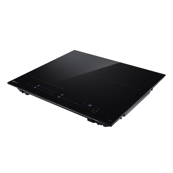 LG 30-in 4-Element Smooth Surface Black Induction Electric Cooktop