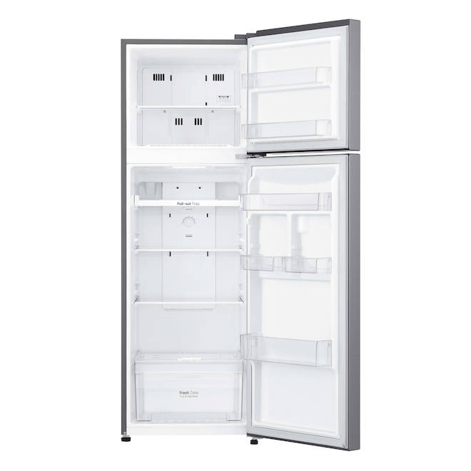 LG 13.2-ft³ Counter-Depth Top-Freezer Refrigerator Silver - ENERGY STAR®