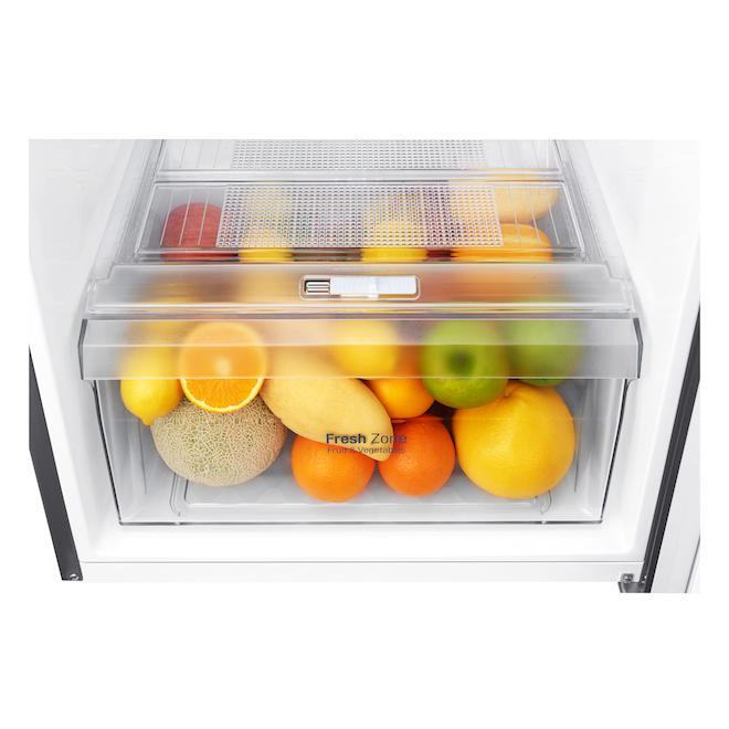 LG 13.2-ft³ Counter-Depth Top-Freezer Refrigerator Silver - ENERGY STAR®