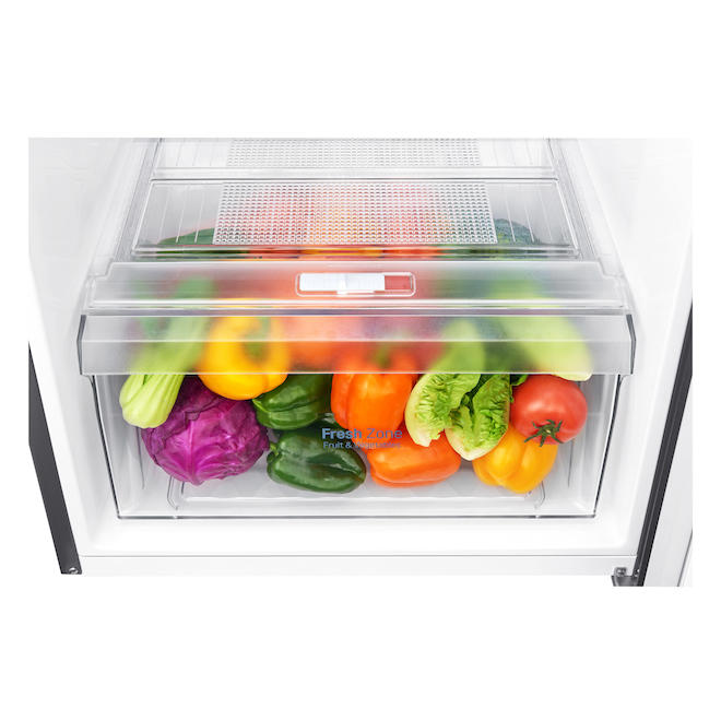 LG 13.2-ft³ Counter-Depth Top-Freezer Refrigerator Silver - ENERGY STAR®