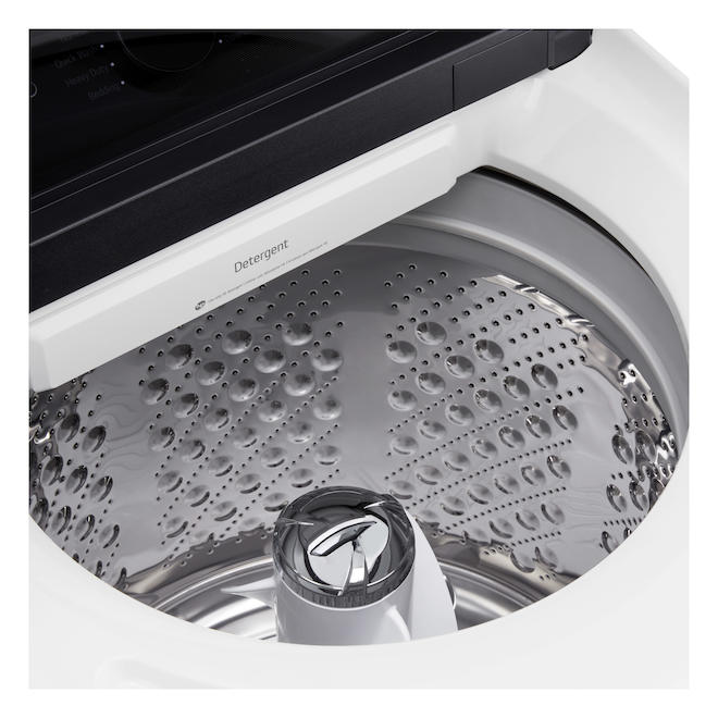 LG 6.1-ft³ Mega Capacity HE Smart Top Load Washer with 4/Way Agitator, EasyUnload and AI Sensing - Alpine