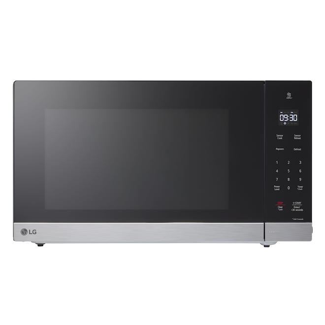 Micro-ondes de comptoir NeoChef LG 0,9 pi³ 1000 W avec onduleur intelligent, acier inoxydable