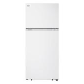 LG 18-ft³ Top Freezer Refrigerator - White