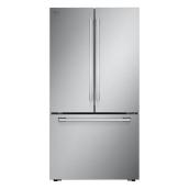 LG 26.5-cu.ft. Refrigerator French Doors and Bottom Freezer - Water Dispenser - Stainless Steel