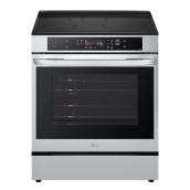 LG Smart Induction 6.3-cu.ft. Slide-in Range with Convection and Air Fry - Stainless Steel