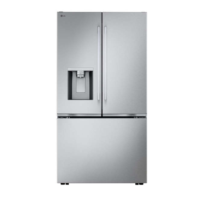 LG 23.7-ft³ French-Door Refrigerator  - Stainless Steel