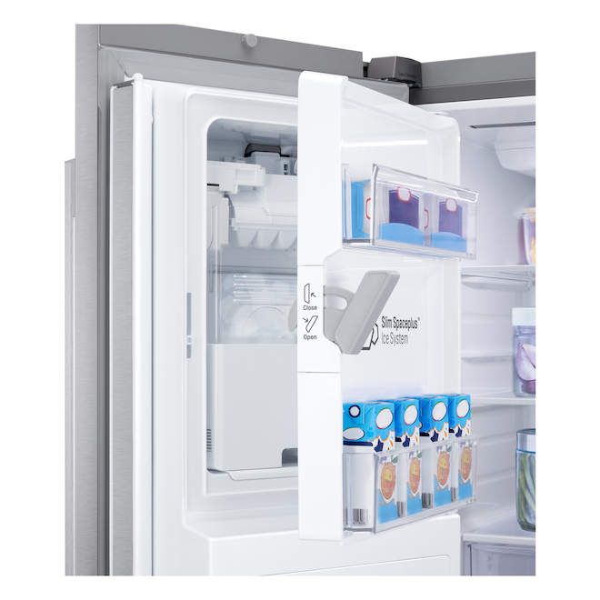 LG 23.7-ft³ French-Door Refrigerator  - Stainless Steel