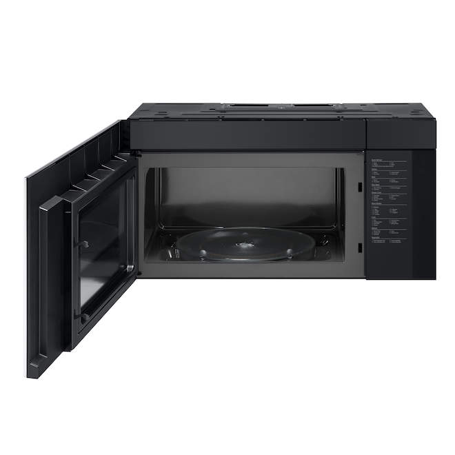 LG Studio Over-the-Range Microwave 2.0-cu.ft. with ThinQ - Fingerprint Resistant Black