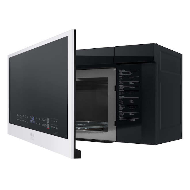 LG Studio Over-the-Range Microwave 2.0-cu.ft. with ThinQ - Fingerprint Resistant Black