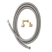 LG Universal Dishwasher Inlet Hose Kit 7.8-ft L in Stainless Steel