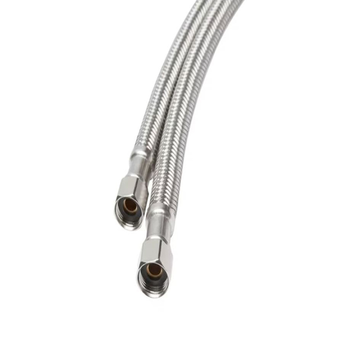 Trousse de boyau d'entrée d'eau universelle pour lave-vaisselle LG 7,8 pi en acier inoxydable