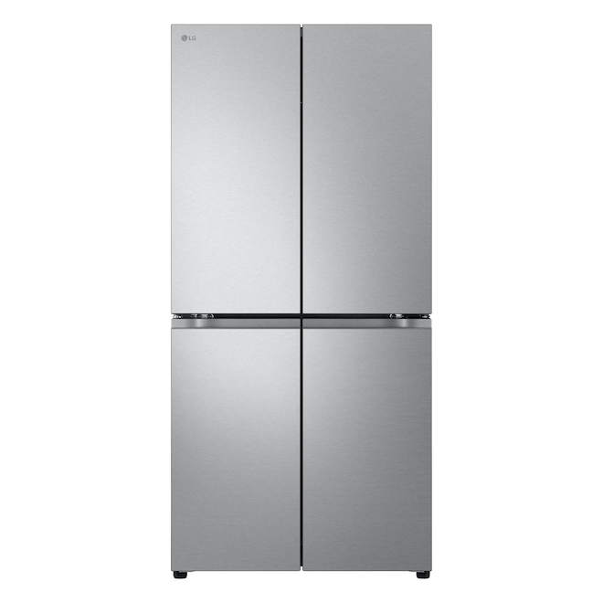 LG 18.7-ft³ 4-Door Counter-Depth Stainless Steel Refrigerator