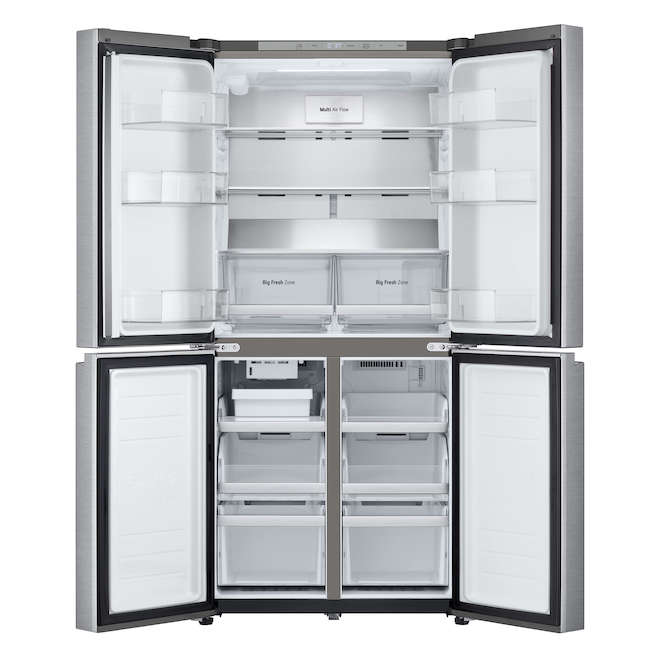 LG 18.7-ft³ 4-Door Counter-Depth Stainless Steel Refrigerator