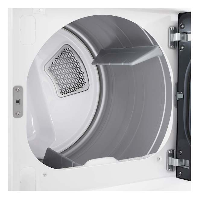 LG 27-in 7.3-ft³ Front-Load Vented Electric Dryer - Alpine White
