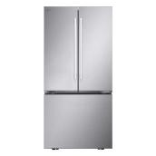 LG Smart French-Door Refrigerator 36-in with Bottom Freezer and Ice Maker 25-cu-ft - Stainless Steel