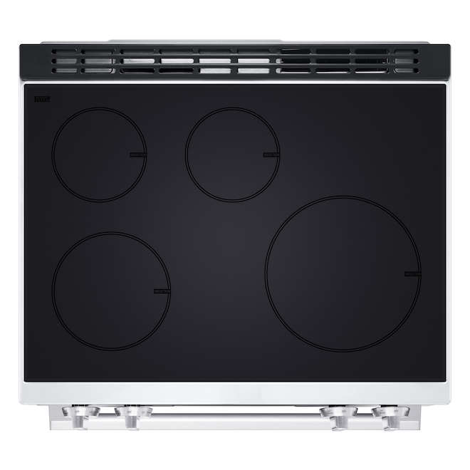 LG 6.3-ft³ Single Oven 4-Element Smooth Surface Slide-In Electric Induction Range - Stainless Steel