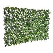 Treillis extensible Naturee Decor, bois/plastique, 36 po x 72 po, vert